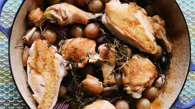 Season's Eating: Roast Chicken with Grapes