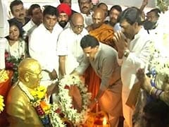 Credit War Between Congress and BJP Over Memorial for Dr Ambedkar in Mumbai