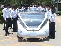 Manipal University Students Design Solar Powered Car