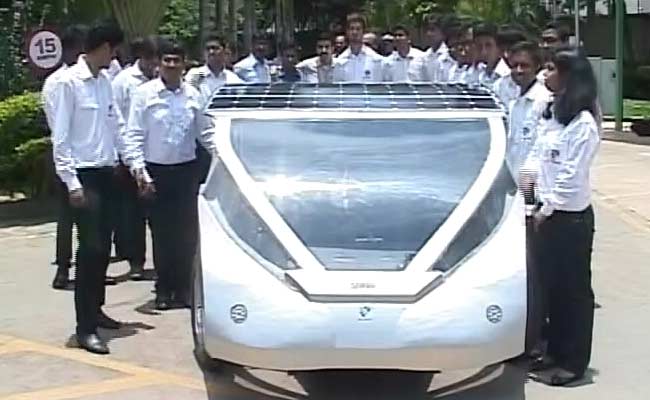 Manipal University Students Design Solar Powered Car