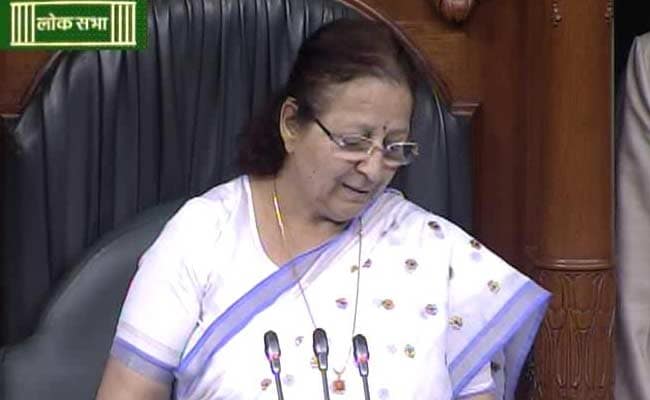 Lok Sabha Speaker Sumitra Mahajan to Convene All-Party Meeting Tomorrow