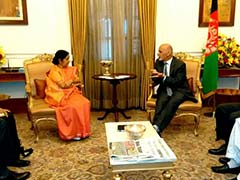 Ashraf Ghani Meets Sushma Swaraj, to Hold Talks with PM Modi