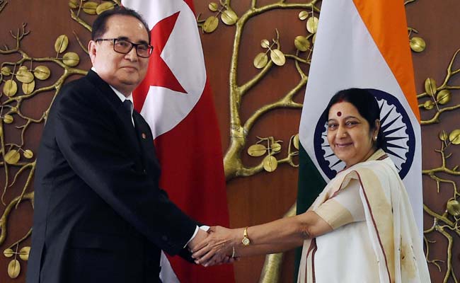 External Affairs Minister Sushma Swaraj Conveys Security Concerns to North Korea