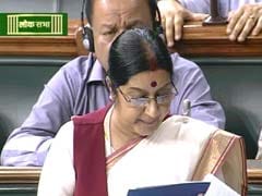 Sushma Swaraj Presses Wrong Button in Lok Sabha, Corrects Her Vote