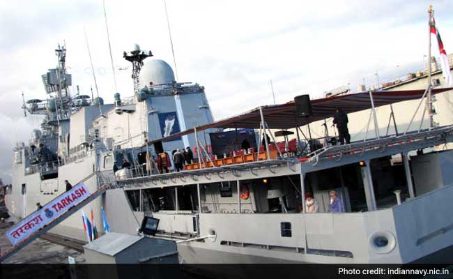 INS Tarkash Returns to Mumbai After Evacuating People From Yemen