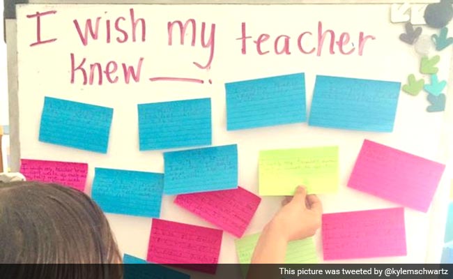 #IWishMyTeacherKnew: Teachers Share Heartbreaking Notes From Students