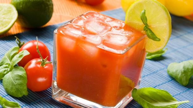 Tomato juice healthy sale