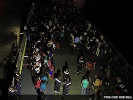 Navy Sails Into Barrage of Bombs, Rescues Nearly 350 Indians From Yemen Navy Sails Into Barrage of Bombs, Rescues Nearly 350 Indians From Yemen