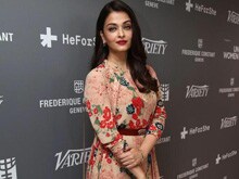 Cannes 2015: Aishwarya Rai Bachchan's First Outfit - Sabyasachi