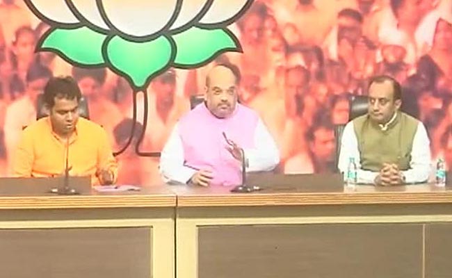 Amit Shah Addresses a Press Conference in Delhi Marking 1 Year of Modi Government: Highlights