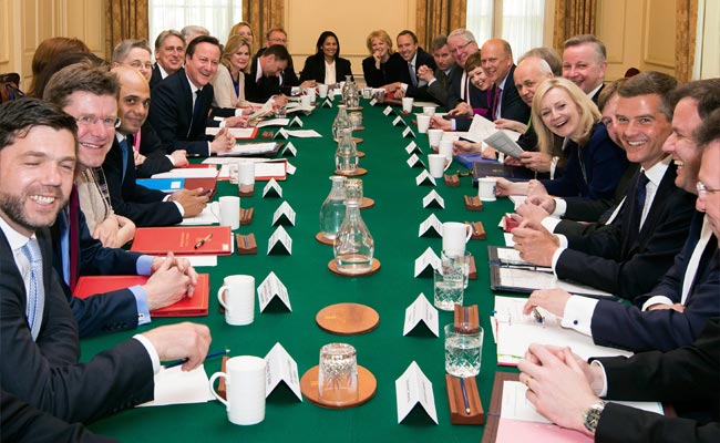 british cabinet meets for first time since david cameron win