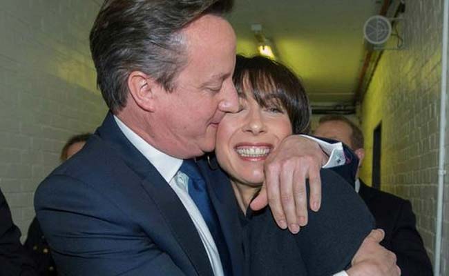 David Cameron's Photo After Solid Victory Gets a Lot of Twitter Love