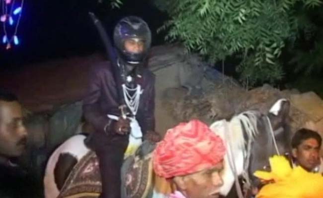 Dalit Groom Wears Helmet to Guard Against Upper Caste Villagers