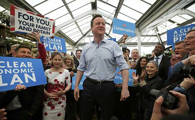 UK's David Cameron Close to Majority After Election: Exit Poll