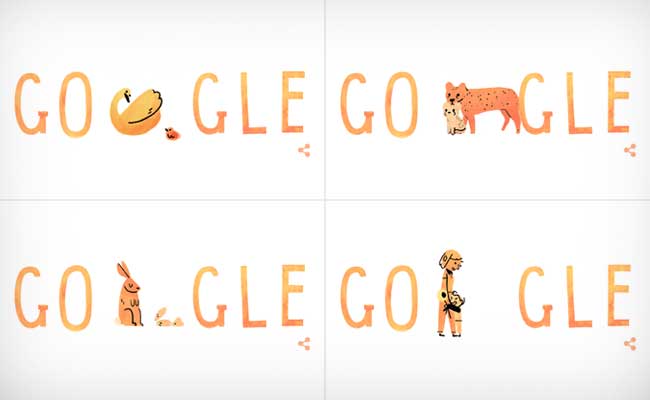 Google Celebrates Mother's Day 2015 with a Doodle