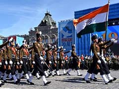 Indian Army Men Attract all Eyes During Russian Victory Day