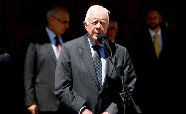 Former US President Jimmy Carter Urges Palestinian Elections