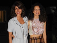 Kangana, Priyanka <i>Queen</i> it at Party With Filmy Friends