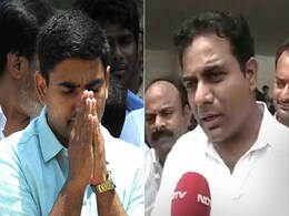 Andhra vs Telangana Moves to US, With Sons of Chief Ministers in Competition Andhra vs Telangana Moves to US, With Sons of Chief Ministers in Competition