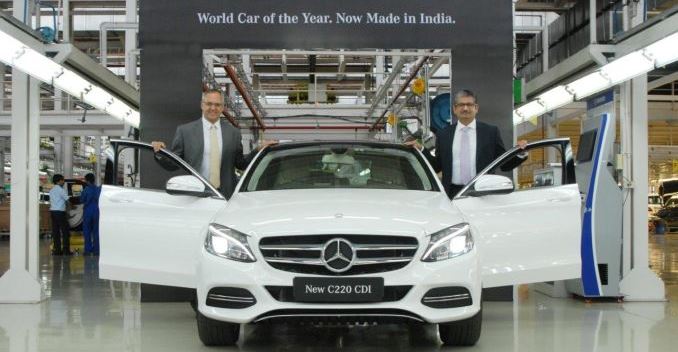 Made in India Mercedes-Benz C-Class Diesel Launched at Rs. 37.9 Lakh