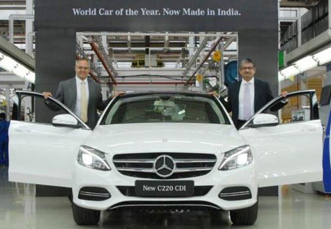 मर्सिडीज ने पेश की 'मेड इन इंडिया' C क्&zwj;लास, कीमत 37.9 लाख रुपये