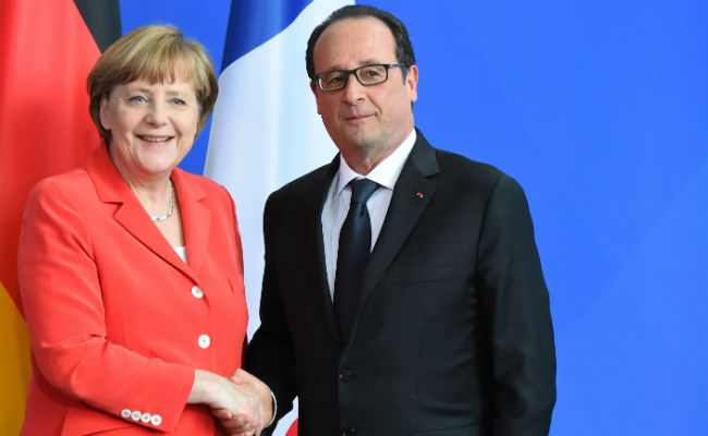 Angela Merkel and Francois Hollande Urge Speedy Greece Deal