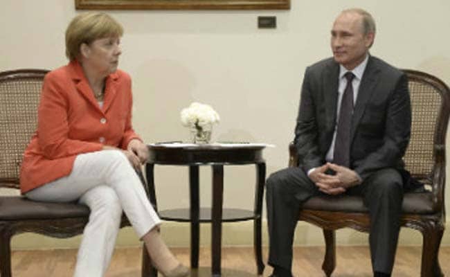 Angela Merkel Tells Vladimir Putin To 'Use Influence' To Rein In Ukraine Rebels