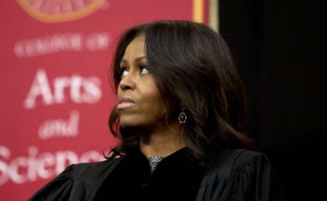 Michelle Obama Visits US Air Base in Qatar