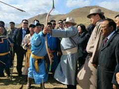 Prime Minister Narendra Modi Witnesses Mongolia's Famous Naadam Festival
