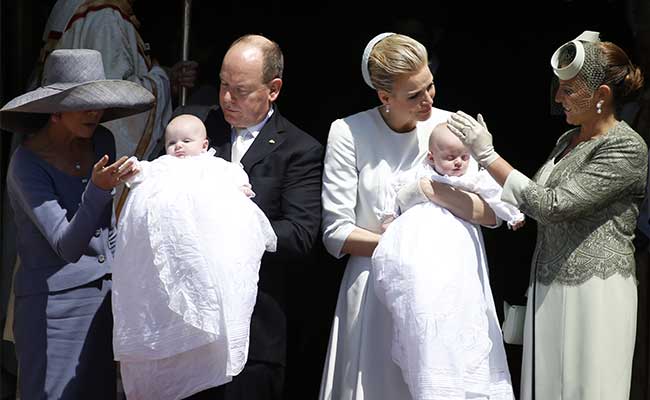 Monaco's Royal Twins Baptised