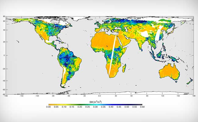 NASA Soil Moisture Mission Begins Beaming Key Science