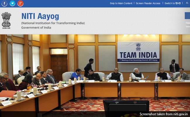 Government Launches NITI Aayog Website With Blogs Section