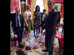 Caption This: That Epic Moment a Little Kid Has a Mega Tantrum in Front of Obama