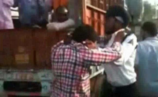 Staff of Bus Service Owned by Badals Seen Thrashing Cop in 2013 Video