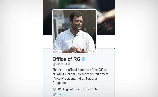 Rahul Gandhi on Twitter, Following 3 Accounts, All Congress-Linked