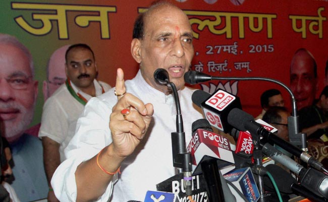 'Stop Meddling' in India's Affairs, Says Home Minister Rajnath to Pakistan