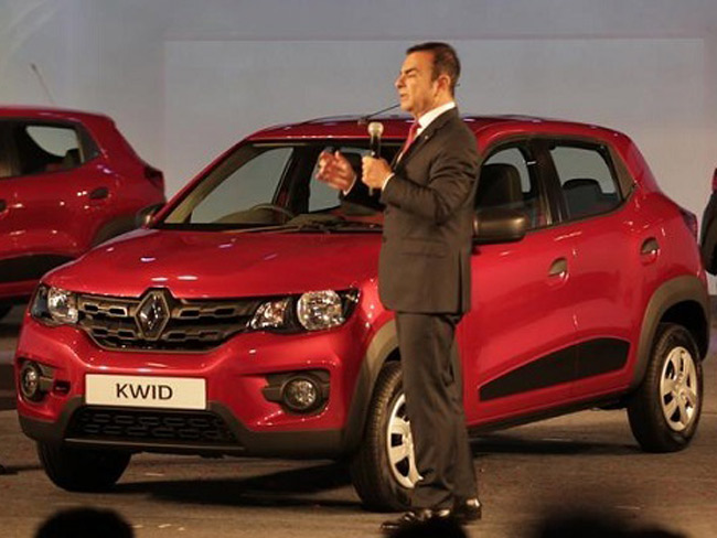 रेनो ने पेश की ग्लोबल कार 'क्विड', कीमत चार लाख रुपये तक