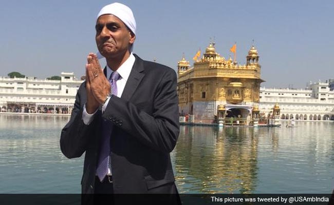 US Envoy Richard Verma Visits Golden Temple in Amritsar