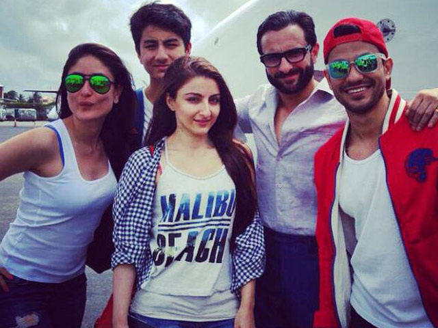 Saif Ali Khan, Kareena Kapoor Holiday With Family in Maldives