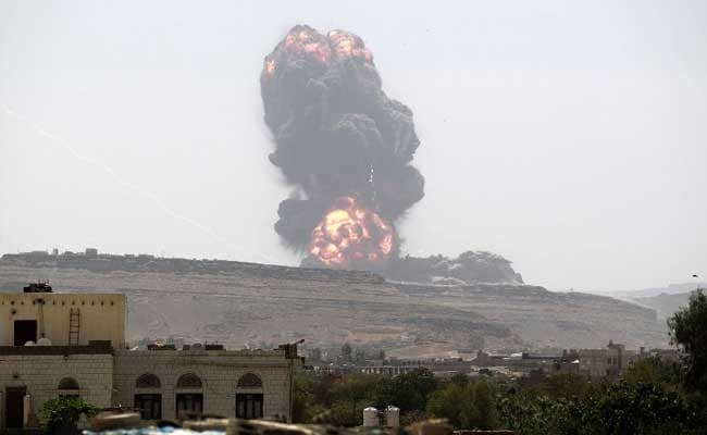 Huge Blasts Outside Sanaa After Coalition Air Raids