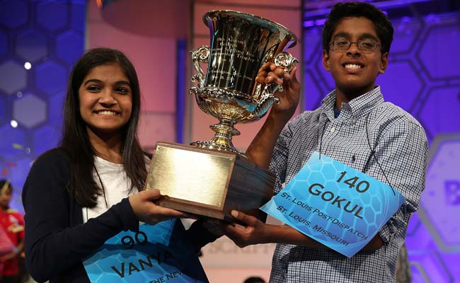 Vanya and Gokul are Co-Winners of Spelling Bee. It Was 10-Round Showdown