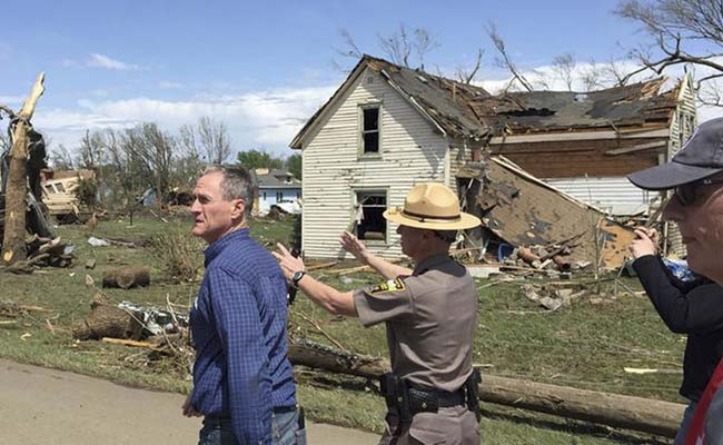 Hail, Snow, Floods, A Tornado and Tropical Storm for Mother's Day in Central United States