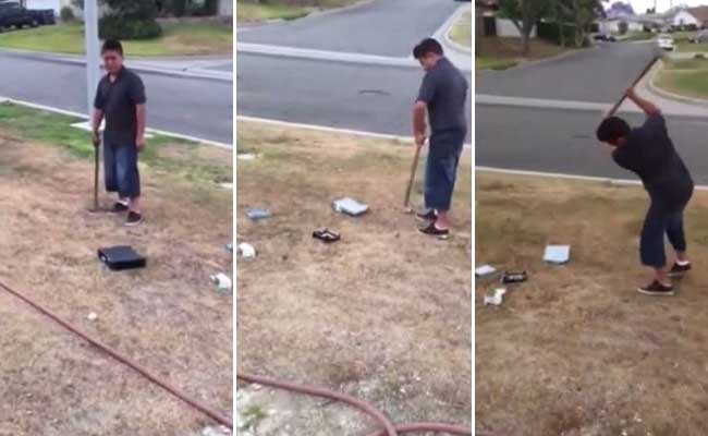 Tough Love Father Makes Son Smash Xbox For Fail Grades