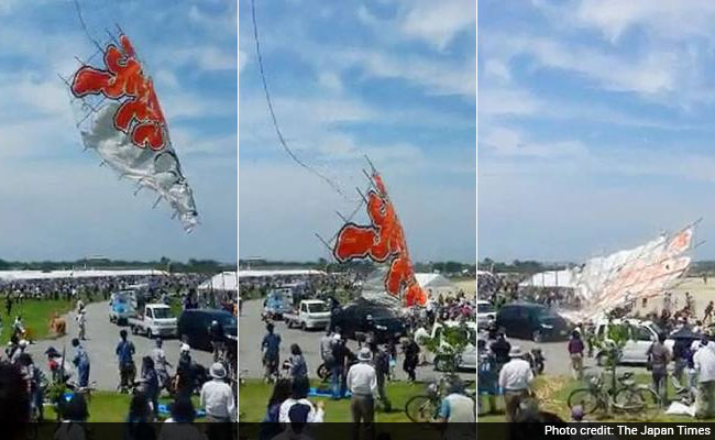 700-Kilogram Kite Crashes Into Crowd in Japan, 4 Injured