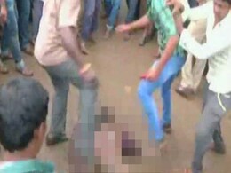 Andhra Mob Strips, Kicks Body of Alleged Child Rapist Andhra Mob Strips, Kicks Body of Alleged Child Rapist