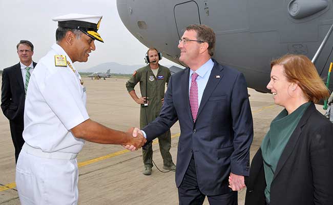 Japan on Agenda as US Defence Secretary Ashton Carter Meets Union Minister Manohar Parrikar Today