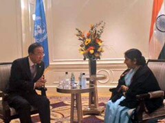 यूएन महासचिव ने सुषमा स्वराज से कहा, योग दिवस को लेकर बहुत उत्साहित हूं