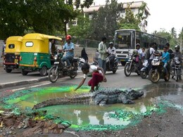 When Bengaluru Found a Crocodile on a Main Street When Bengaluru Found a Crocodile on a Main Street