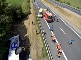 Bus Carrying British Children Crashes in Belgium, Driver Dead Bus Carrying British Children Crashes in Belgium, Driver Dead