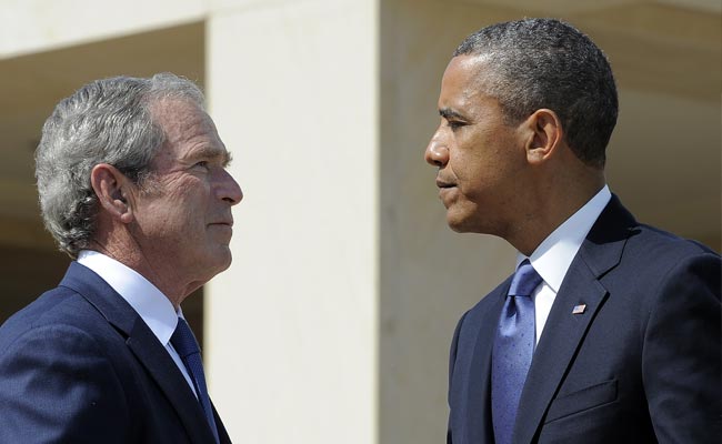 George W Bush More Popular Than Barack Obama: Poll